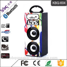 BBQ KBQ-604 10 W 1200 mAh batterie double 3 pouce subwoofer Mini Portable Karaoké Lecteur Bluetooth karaoké système de haut-parleurs